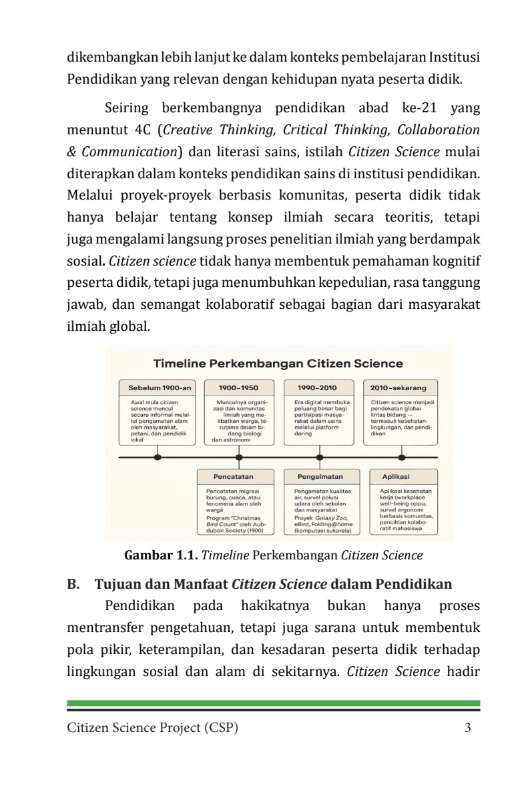Citizen Science Project (CSP): Inovasi Pembelajaran Biologi Partisipatif preview 2
