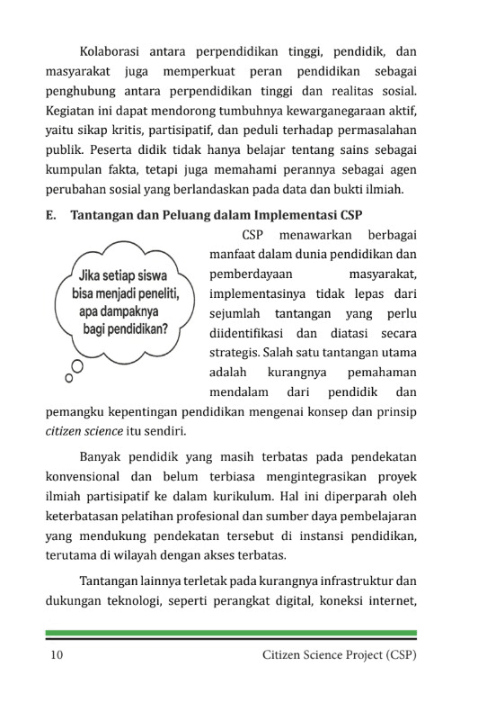 Citizen Science Project (CSP): Inovasi Pembelajaran Biologi Partisipatif preview 3